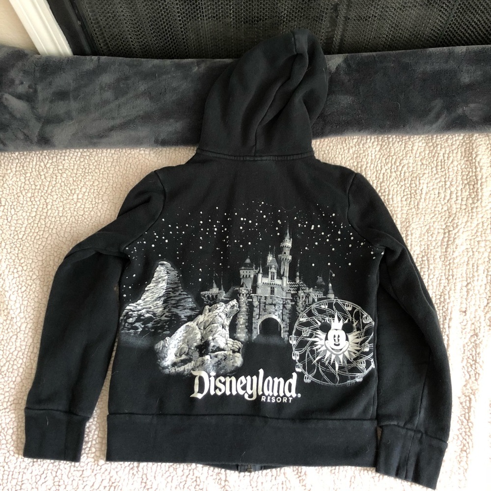 Disney Park zip-up sweater